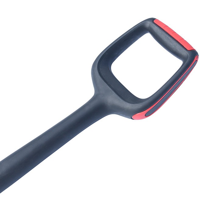 Sharp stainless steel spade handle