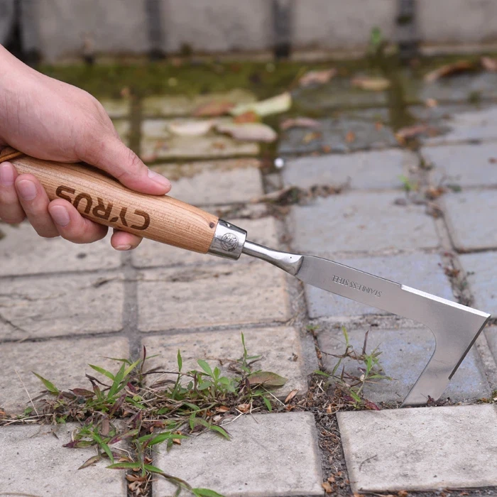 Tuinwieden gemakkelijk gemaakt met een roestvrijstalen handwieder