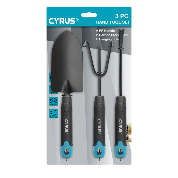 Tuingereedschapset van koolstofstaal